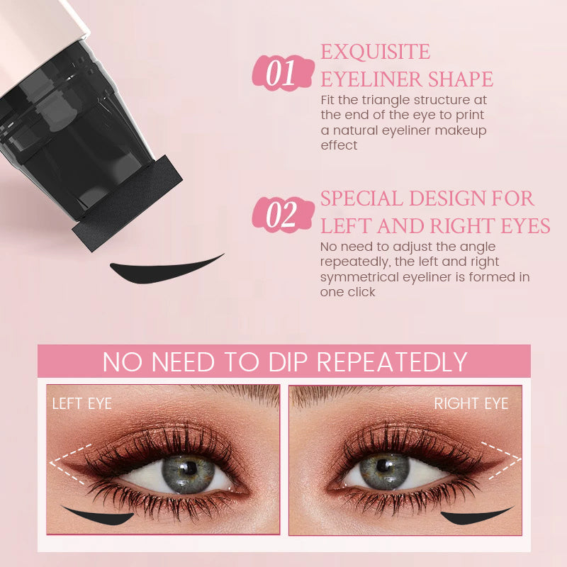 Eyeliner-stempel i ét stykke