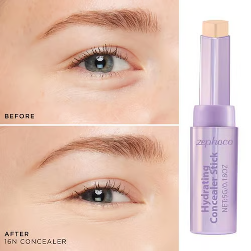 ⏰ 💥【Magic Skin Stick】- 3-i-1 concealer og highlighter med professionel pensel!🔥
