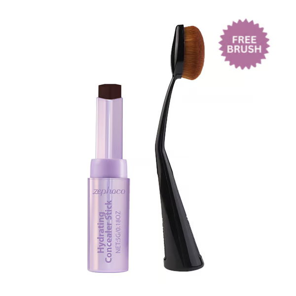 ⏰ 💥【Magic Skin Stick】- 3-i-1 concealer og highlighter med professionel pensel!🔥