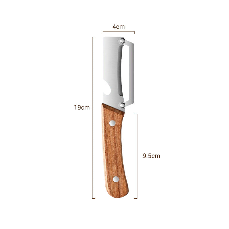 🥕 KØB 2, FÅ 1 GRATIS! 🔥 Multifunktionel grøntsagsskræller til køkkenet – blad i rustfrit stål, ergonomisk håndtag og perfekt til frugt og grøntsager ✨