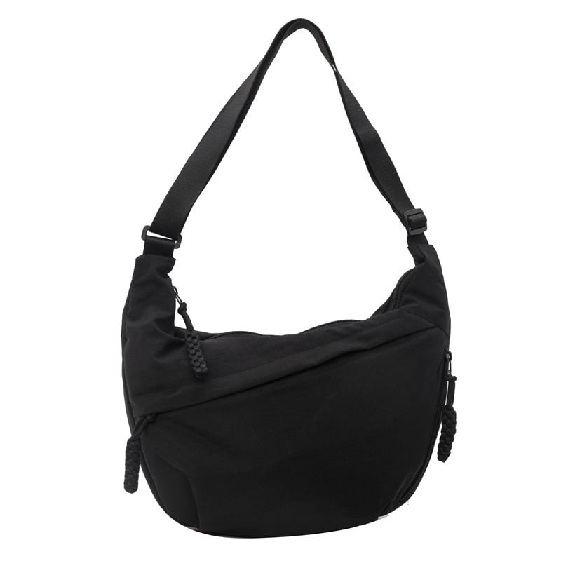 🔥Moderigtig skuldertaske i nylon i ensfarvede farver🔥