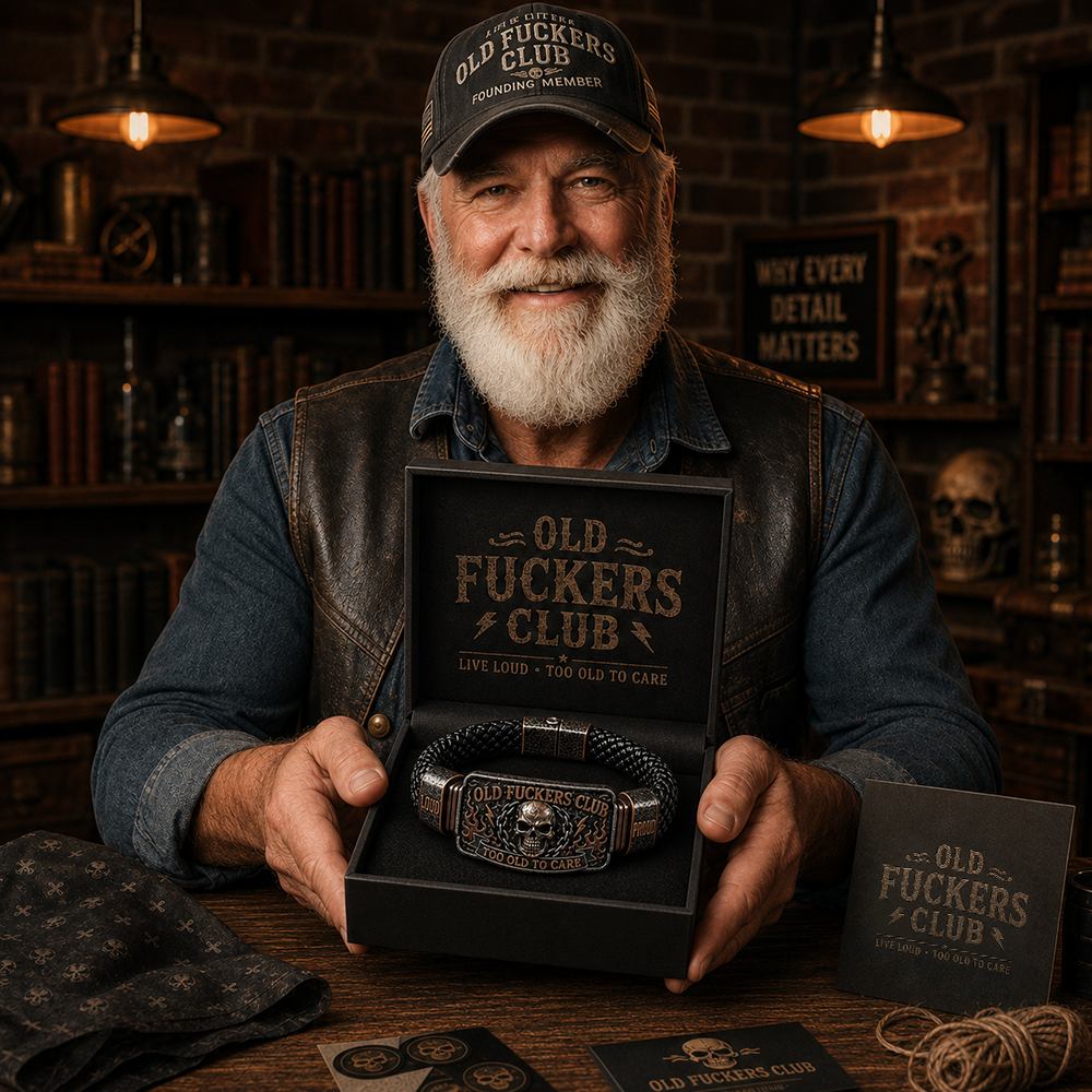 ☠️ Old Fuckers Club & Wild Freedom 🪓 | 2026 i begrænset oplag af vintage-armbånd