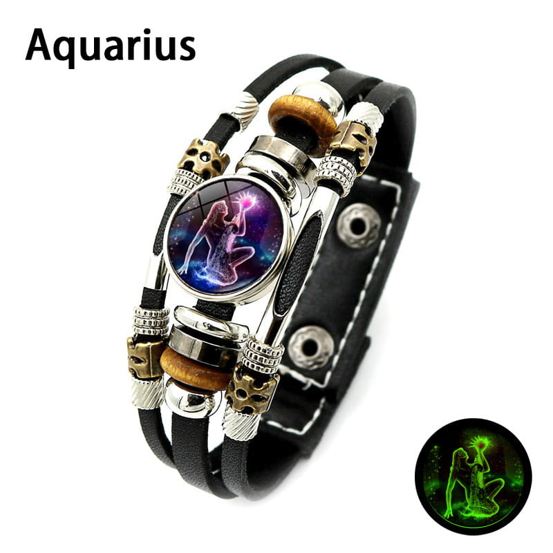 🌌 Armband med astrologiskt tecken som lyser upp i mörkret🌌