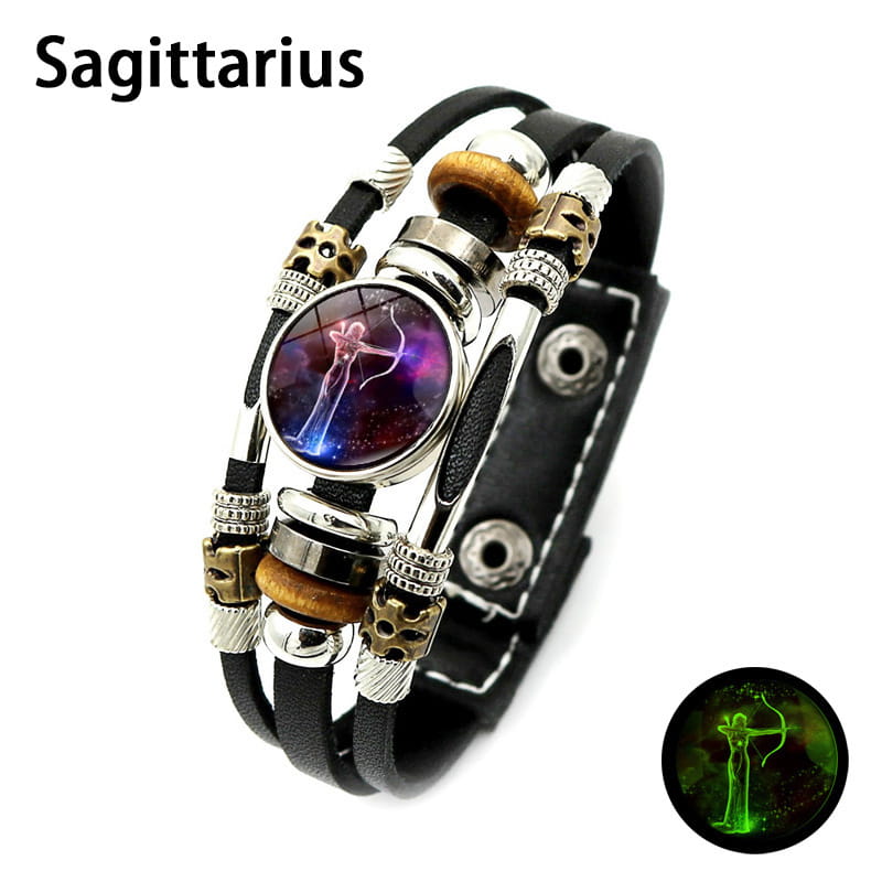 🌌 Armband med astrologiskt tecken som lyser upp i mörkret🌌