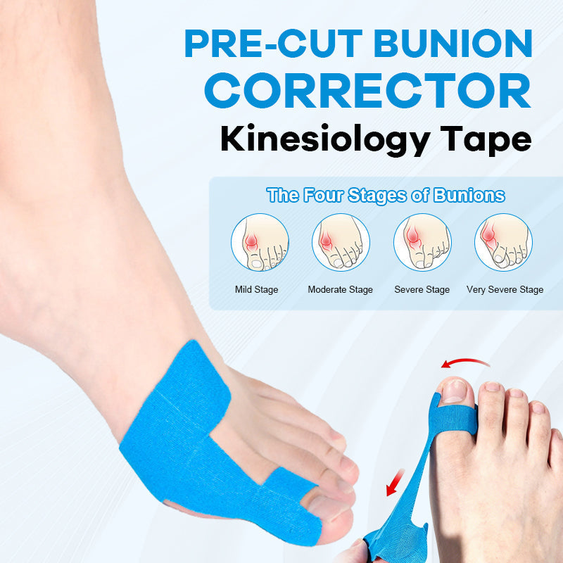 Forudskåret kinesiologitape til hallux valgus