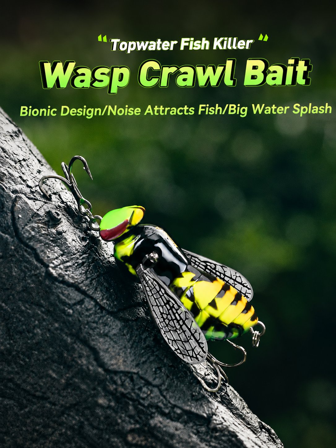 🔥 Sidste dag med 49 % rabat – 🐝 Bionic Wasp, et overfladeagn, der udløser eksplosive hug