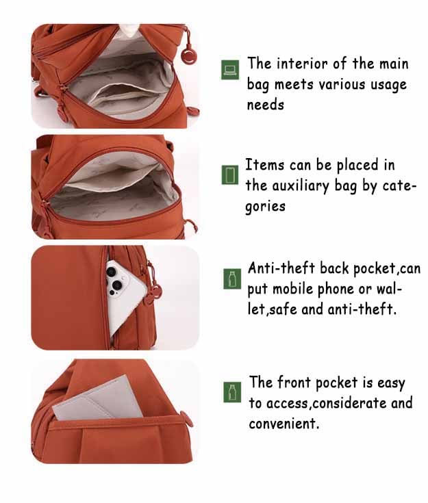 🎒✨ 3-i-1 tyverisikret rejsetaske 2025 – vandtæt, multifunktionel rygsæk/crossbody-taske til fitness og rejser! ✨🔒