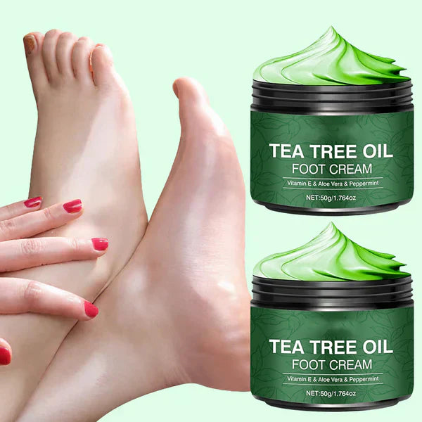 🥳UDSALG 2026🥳💞Over 50.000 solgte!✨ 💝Beroligende fodcreme med aloe vera og tea tree