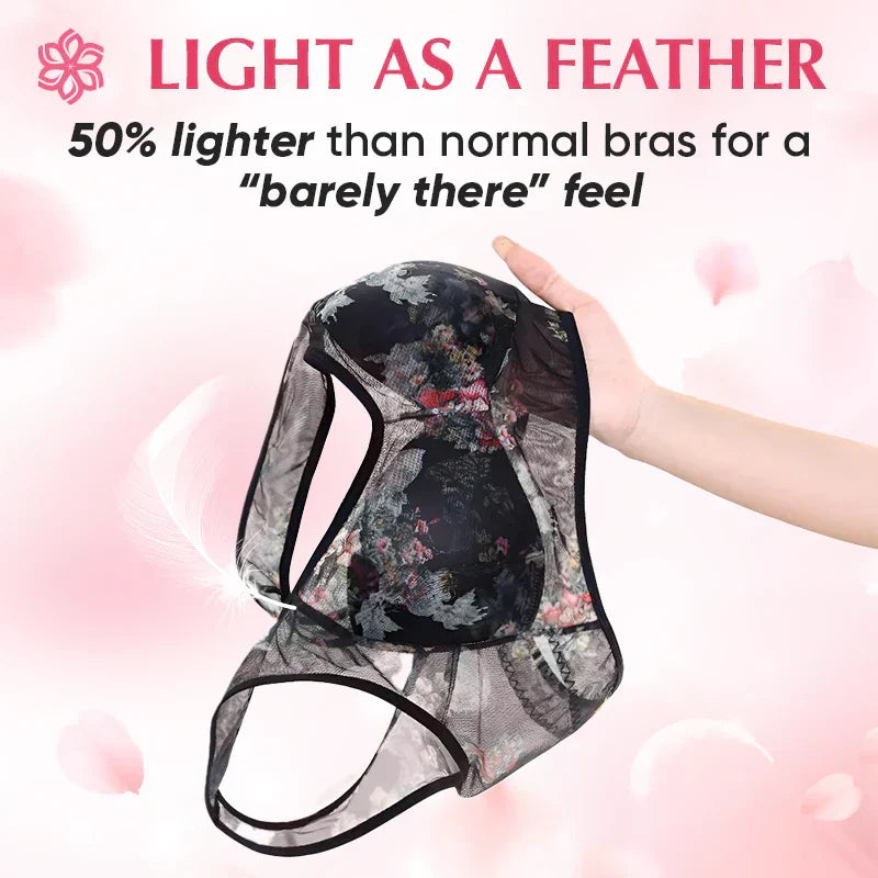 [Rich womenswear] - Ice Silk Lace Everyday Cooling Comfort BH