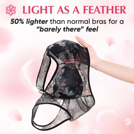 [Rich womenswear] - Ice Silk Lace Everyday Cooling Comfort BH
