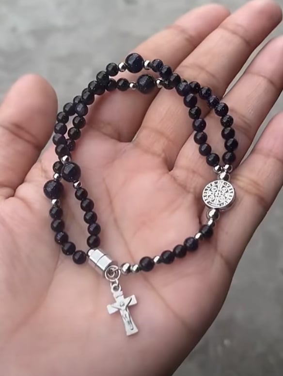 🔥Tidsbegrænset tilbud, gælder de sidste 24 timer🔥 49 % rabat - ✝️Håndlavede rosenkransarmbånd📿