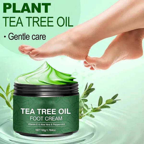 🥳UDSALG 2026🥳💞Over 50.000 solgte!✨ 💝Beroligende fodcreme med aloe vera og tea tree