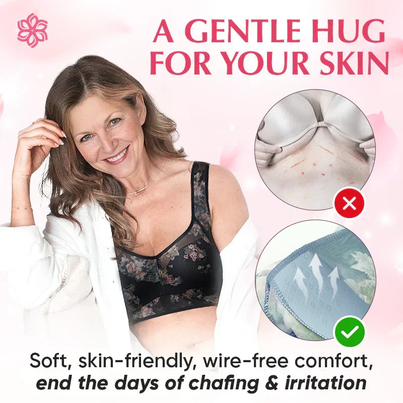 [Rich womenswear] - Ice Silk Lace Everyday Cooling Comfort BH