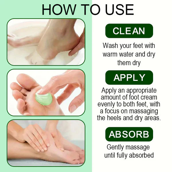 🥳UDSALG 2026🥳💞Over 50.000 solgte!✨ 💝Beroligende fodcreme med aloe vera og tea tree