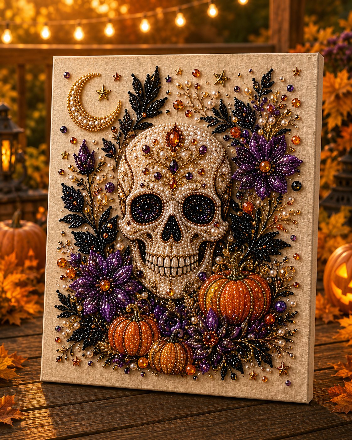 🔥 Sidste dag med 49 % rabat – 👻✨ Halloween-perlekunst-DIY-sæt – Forvandl små perler til uhyggelig-sød magi (📦Køb 2, få gratis fragt)