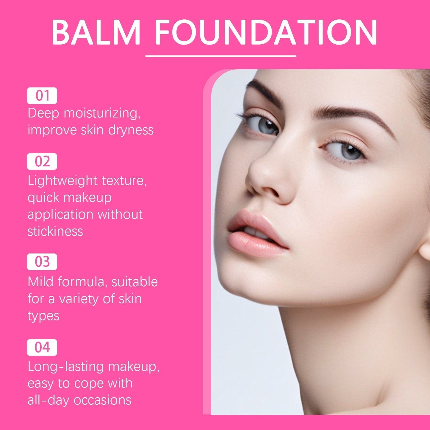 🔥Sidste dags rabat 49% - Peptid Bounce Balm Foundation