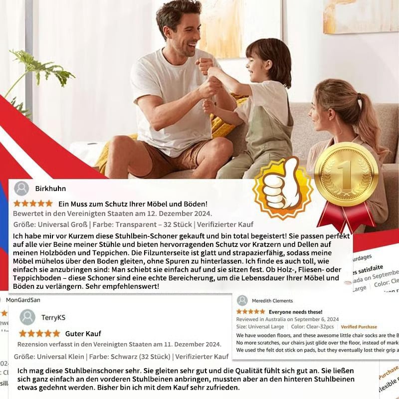 ✨ Universelle gummi-stolebeskyttere – Passer til alle stolebenformer, ridsefaste og holdbare, den ultimative løsning til beskyttelse af dine gulve.