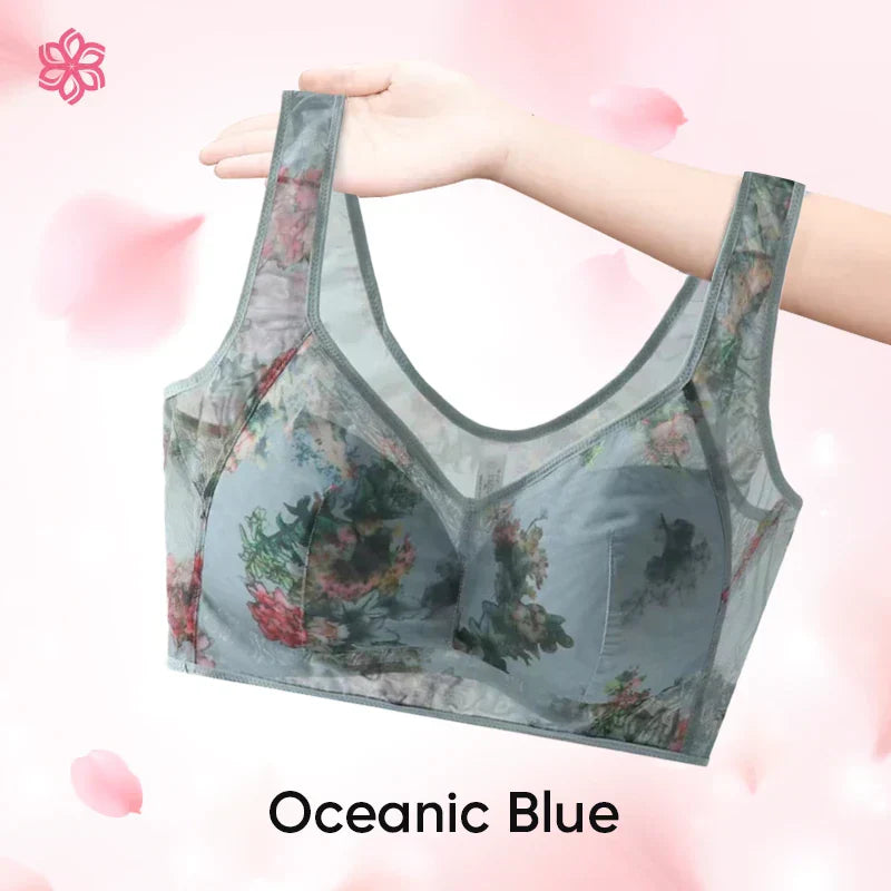 [Rich womenswear] - Ice Silk Lace Everyday Cooling Comfort BH