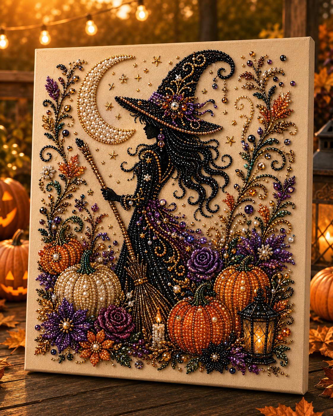 🔥 Sidste dag med 49 % rabat – 👻✨ Halloween-perlekunst-DIY-sæt – Forvandl små perler til uhyggelig-sød magi (📦Køb 2, få gratis fragt)