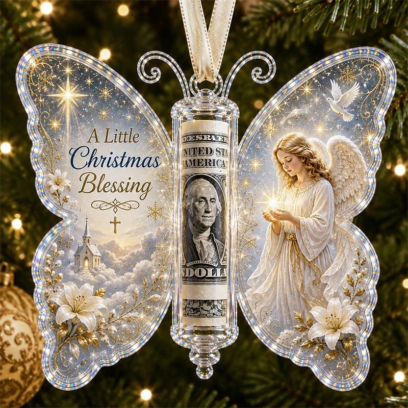🦋💵 Julegave med sommerfuglepynt – En pengekasse til jul som minde 🎄✨