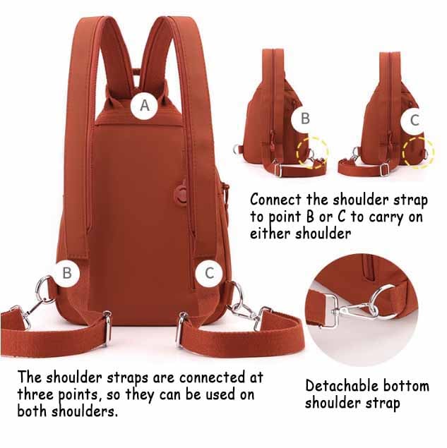 🎒✨ 3-i-1 tyverisikret rejsetaske 2025 – vandtæt, multifunktionel rygsæk/crossbody-taske til fitness og rejser! ✨🔒