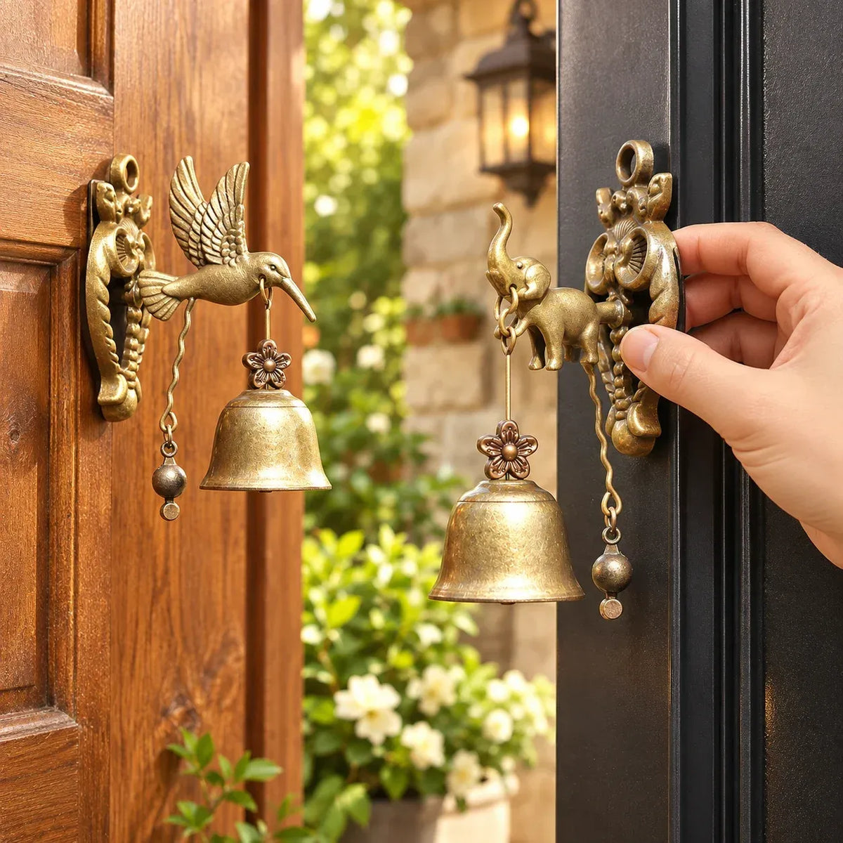 🔔✨ Vintage-Türglocke in Tierform zum Aufhängen | Wanddekoration für die Veranda und im Landhausstil