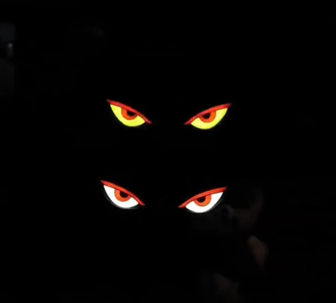 Solar Demon Eye LED-vindueslampe til biler