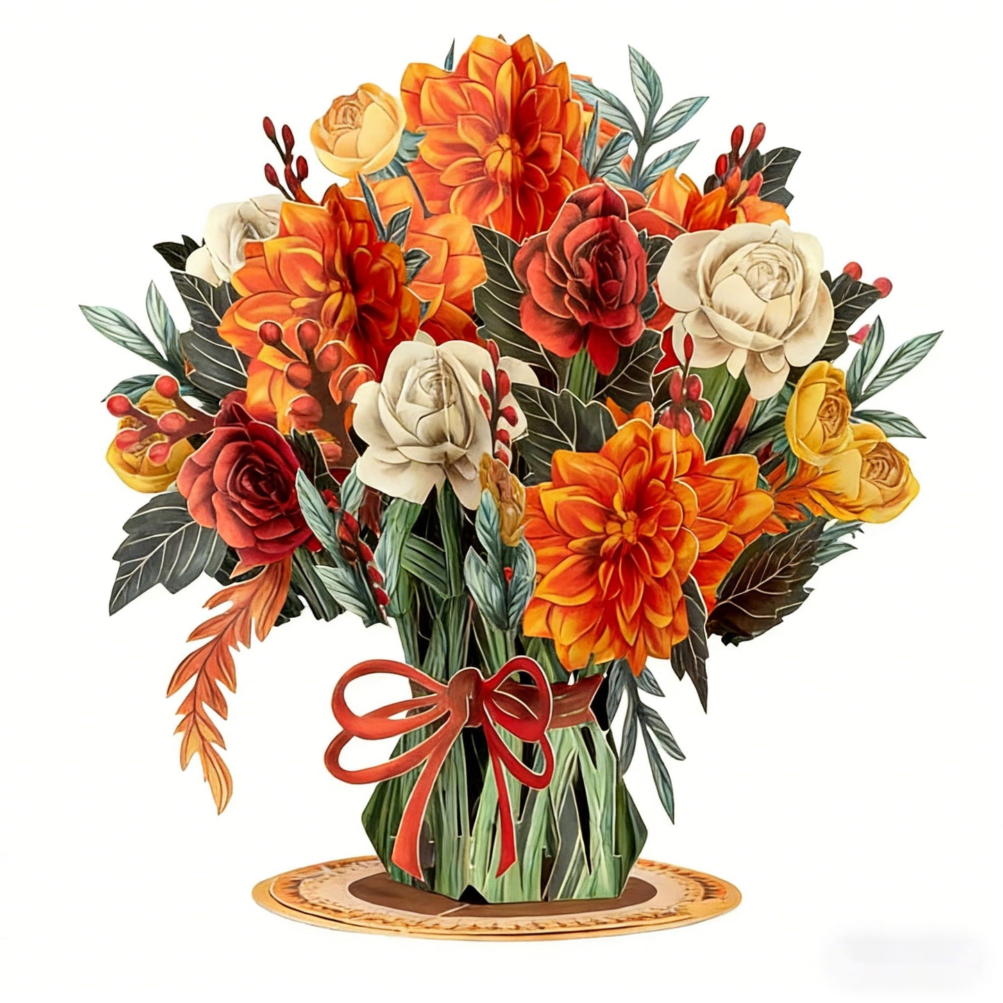 💌 Eksklusivt til Valentinsdag: 3D-pop-up-kort med kirsebærblomster – det ultimative minde for kortelskere ❤️