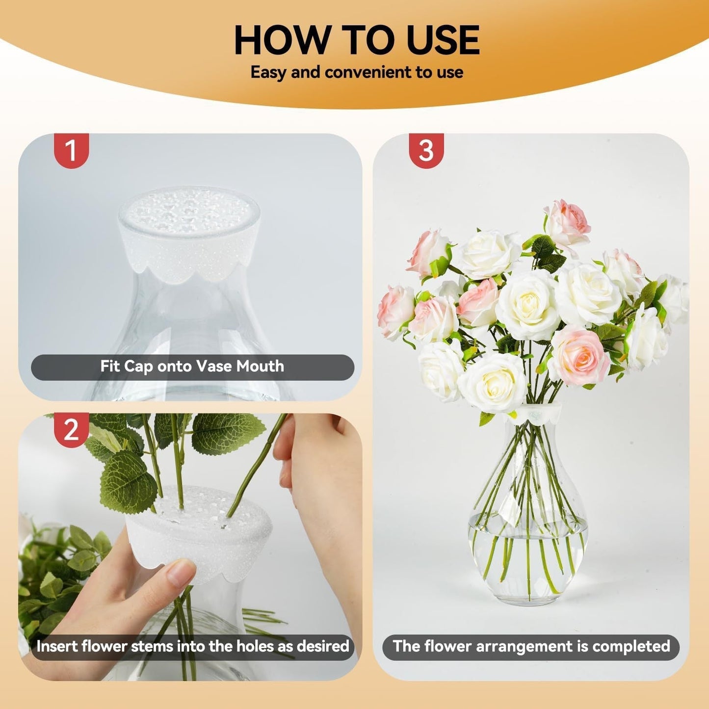 🌸Spiralformet blomsterstilkholder i silikone til ikebana