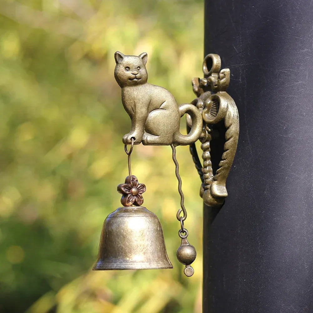🔔✨ Vintage-Türglocke in Tierform zum Aufhängen | Wanddekoration für die Veranda und im Landhausstil