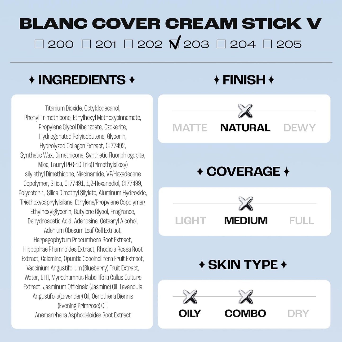 🎁🎉Mød Blanc Cover Stick V – dit alt-i-ét skønhedsprodukt!