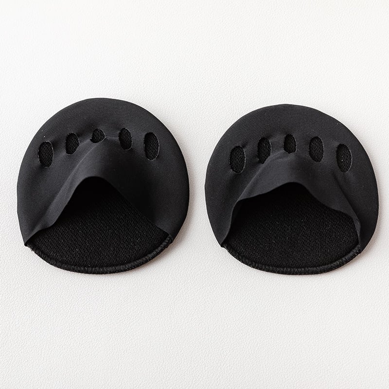 👠✨ Femten-forfodspuder til kvinder | Stødabsorberende indlægssåler til høje hæle | Sort/beige