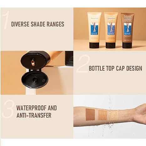 🔥2026 1-sekunders airbrush-concealer til benene🦵