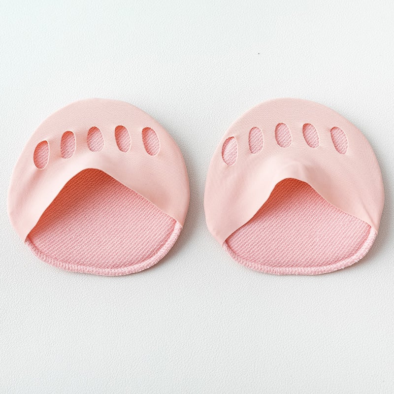 👠✨ Femten-forfodspuder til kvinder | Stødabsorberende indlægssåler til høje hæle | Sort/beige