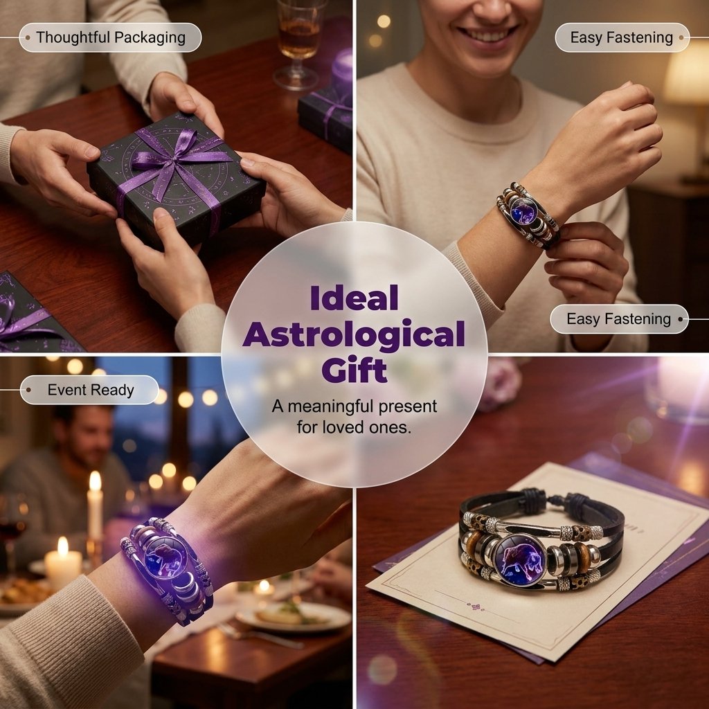🌌 Armband med astrologiskt tecken som lyser upp i mörkret🌌