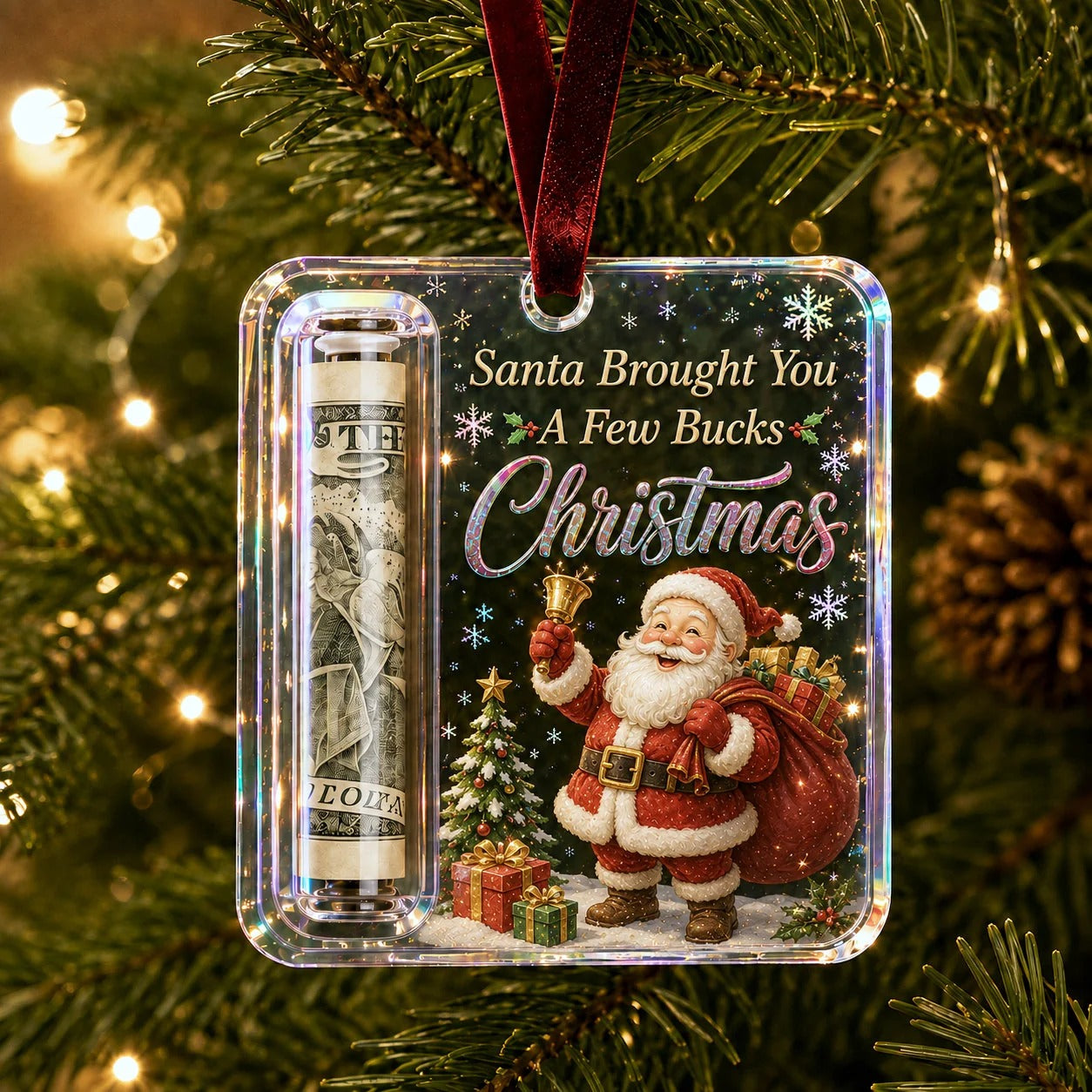 💵🎄 Julegaveophæng med kontanter – Forvandl penge til en juleoverraskelse