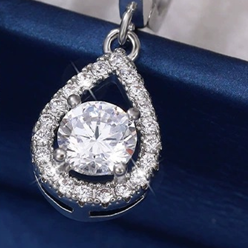 ✨Eleganta droppformade hängande hoop-örhängen