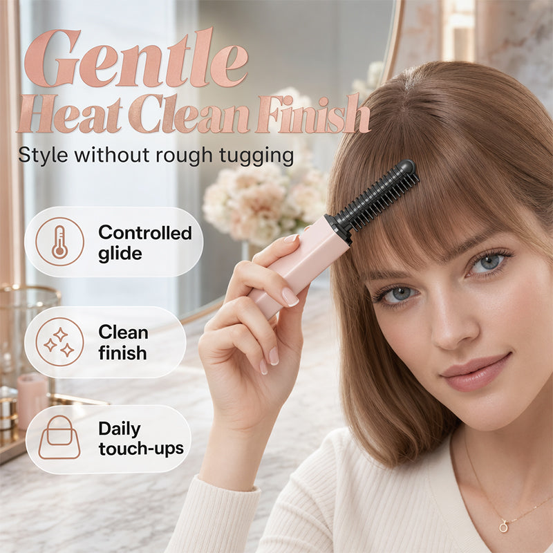 Tragbarer Kamm zum Stylen von Ponyfrisuren